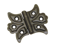 Decorative Cabinet Hinge - Matt Black