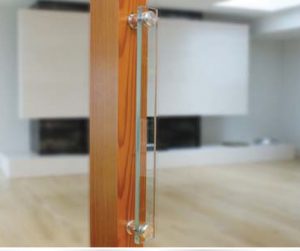 Entrance Handle Tempered Glass Double 550x55 - Adelaide Restoration Centre