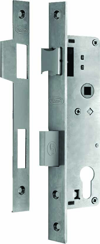 Stainless Steel Euro Cyl. Entrance Lock c/c 85mm - Adelaide Restoration Centre