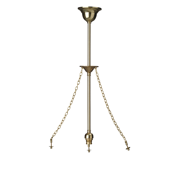 Brass Rod 3 Chain Suspension