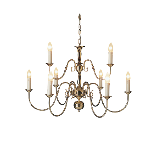 2 Tiered 9 Light Pendant