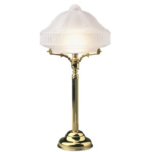 Table Lamp with Frosted Shade