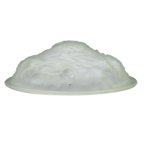 Round Frosted Glass Bowl