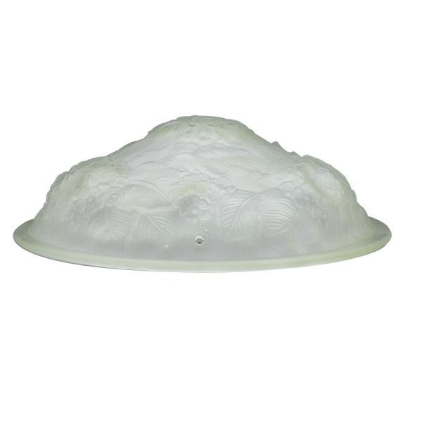 Round Frosted Glass Bowl