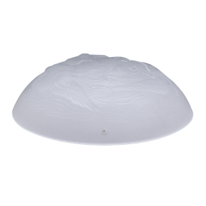 Round Glass Frosted Bowl