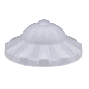 Round Frosted Glass Bowl