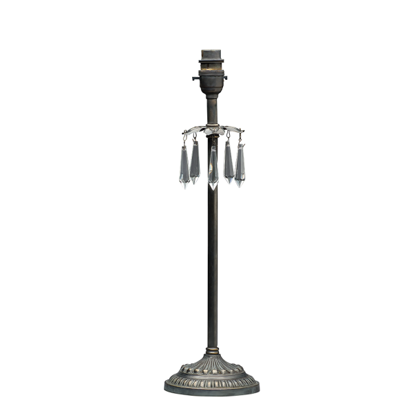 Table Lamp with Crystals