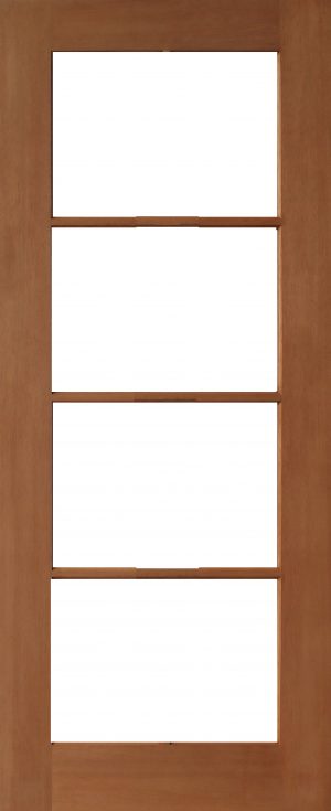 4 Light Glass Door
