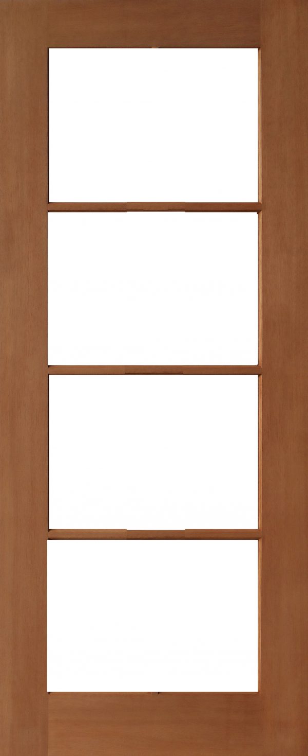 4 Light Glass Door