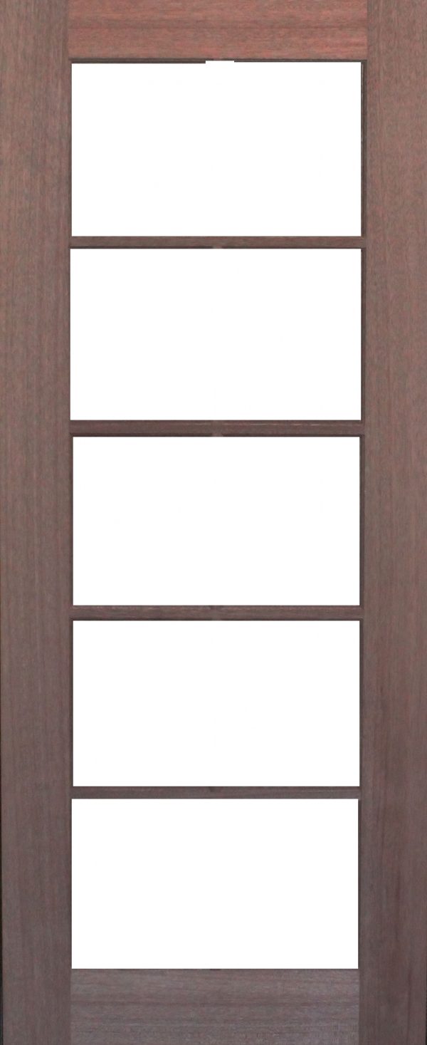 5 Light Glass Door