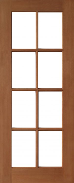 8 Light Glass Door