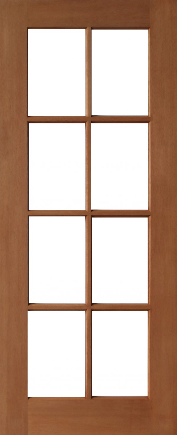 8 Light Glass Door