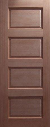 Solid 4 Panel Interior Door