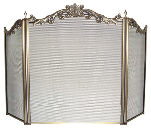 3 Fold Fire Screen - Ornate