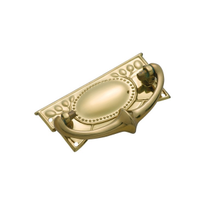 Edwardian Cabinet Handle - Polished Brass
