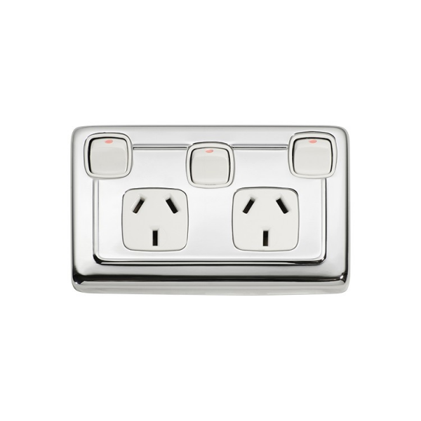 Flat Plate Socket with Rocker Switches - Image 3
