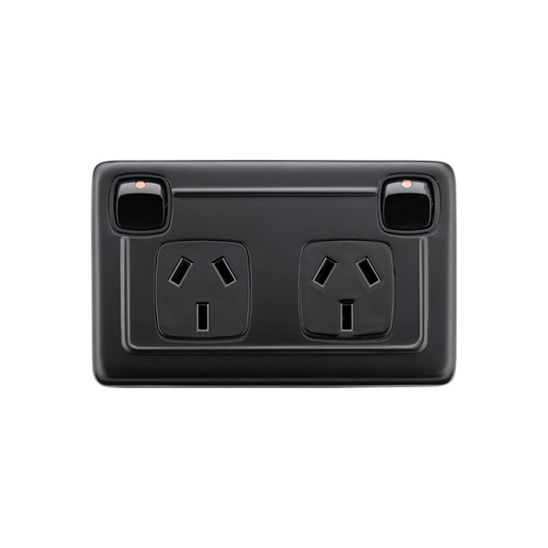 Flat Plate Socket with Rocker Switches