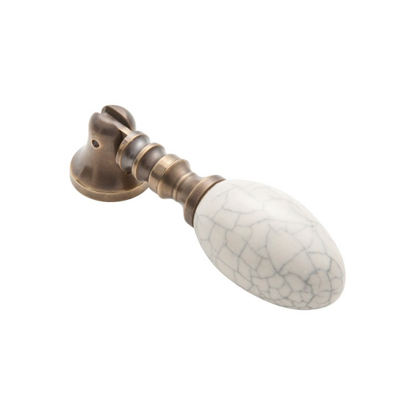 Porcelain Teardrop Handle