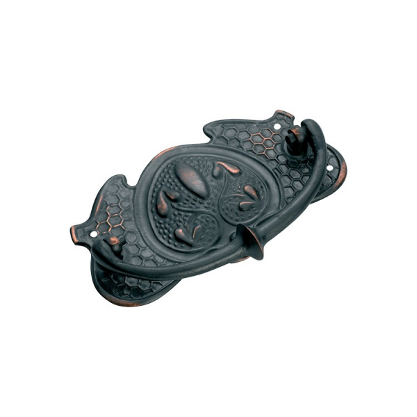 Nouveau Stamped Cabinet Handle - Image 3