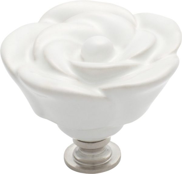 Flower Porcelain Cupboard Knob