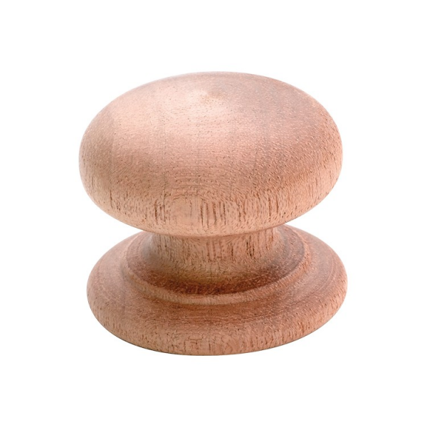 Mushroom Knob with Wood Screw