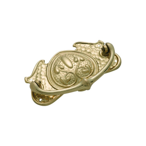 Nouveau Stamped Cabinet Handle