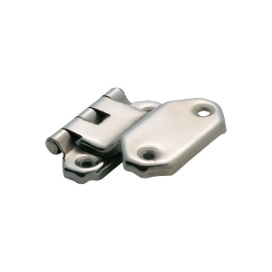 Fold Over Cabinet Hinge - Satin Nickel