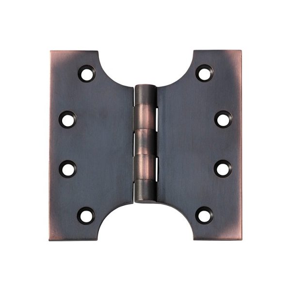 Antique Copper Parliament Hinge  Solid Brass
