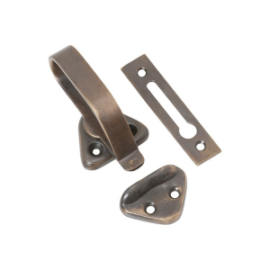 Hopper Window Fastener - Antique Brass