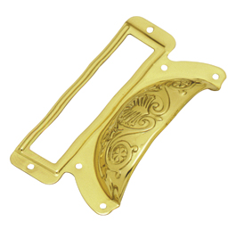 Drawer Pull Card Holder - Polished Brass