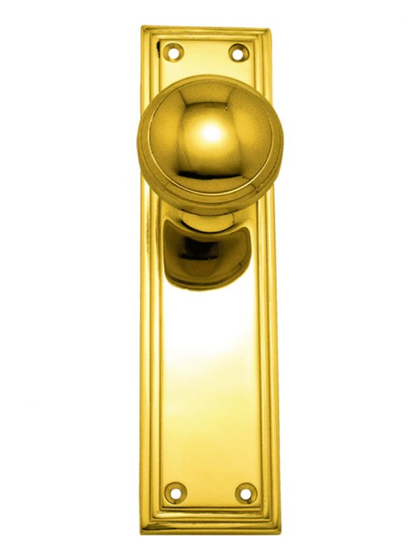 Contemporary Edged Knob Set