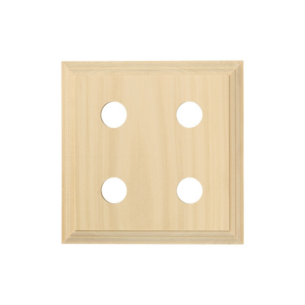 Quad Classic Cedar Block