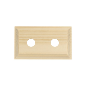 Double Classic Wood Block - Pine