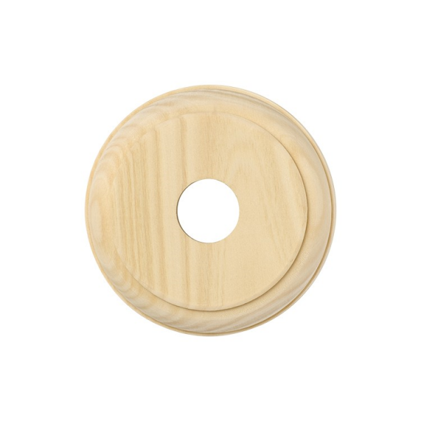 Single Round Traditional Wood Block
