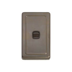 1 Gang Flat Plate Rocker Switches