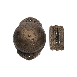 Ornate Turn Bell - Antique Brass