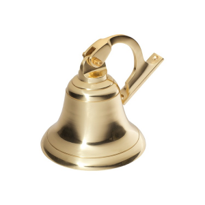Ship's Bell - Diameter 100mm, Polished Brass