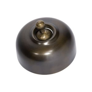 Traditional Light Switch - Antique Brass