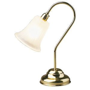 Table Lamp with Frosted Shade
