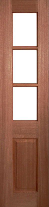 3 Light Glass Door - Sidelight