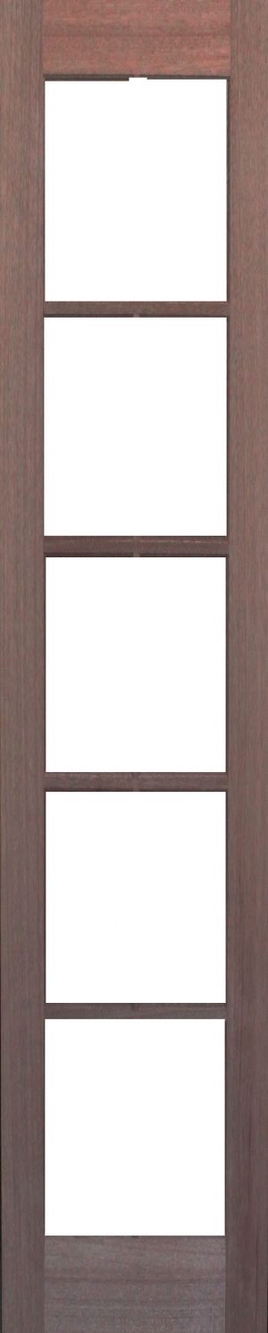 5 Light Glass Door - Sidelight