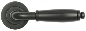 Rustic Passage Set - Matt Black