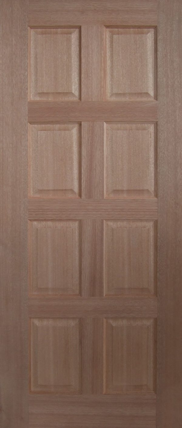 Solid 8 Panel Entrance Door