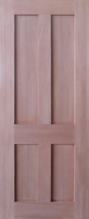 Flat 4 Panel Interior Door
