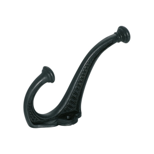Edwardian Hat & Coat Hook - Matt Black