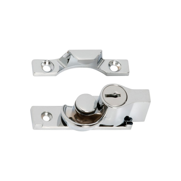 Key Operated Narrow Locking Sash Fastener
