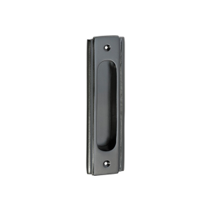 Traditional Flush Pull - Matt Black