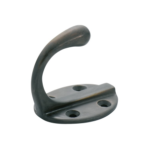 Single Robe Hook Oval Backplate