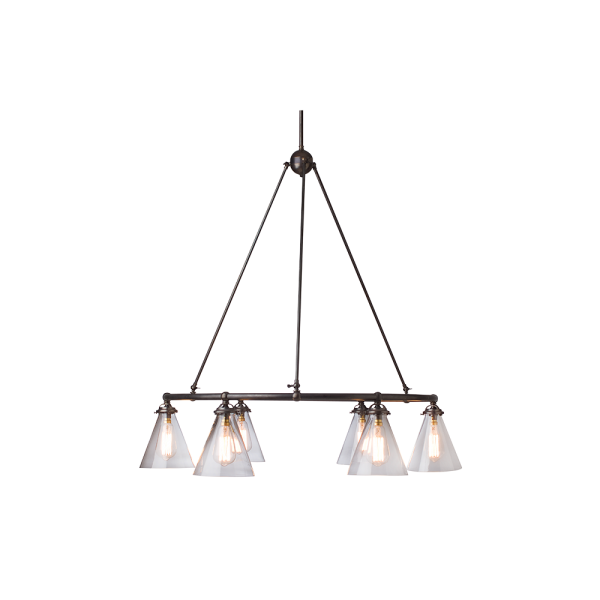 6 Light Round Pendant
