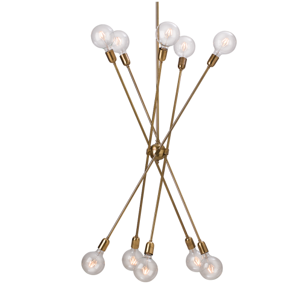 10 Light Long Arm Pendant
